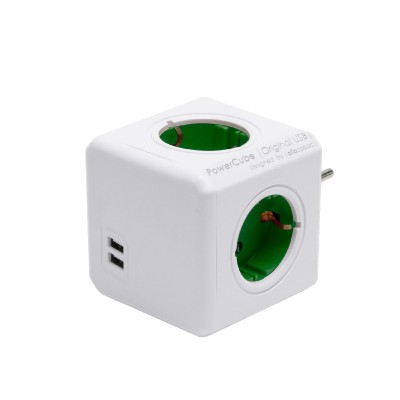 Power Cube Original USB, verde - 1202GN/DEOUPC