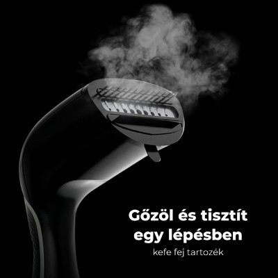 aburitor pentru haine, abur la 160 °C, rezervor de 250 ml, 3 moduri de funcționare, feedback LED, oprire automată