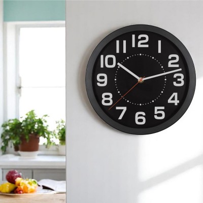Ceas de perete, 25cm, negru - AWC250BK