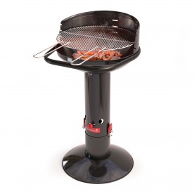 Barbecook BC-CHA-1008 Loewy 50 smaltovaný gril na drevené uhlie, čierny, priemer 47,5 cm