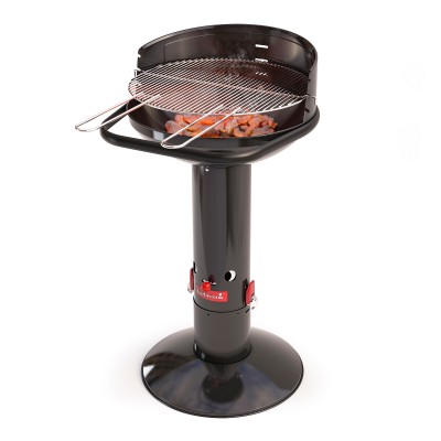 Barbecook BC-CHA-1008 Loewy 50 smaltovaný gril na drevené uhlie, čierny, priemer 47,5 cm