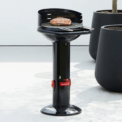 Barbecook BC-CHA-1008 Loewy 50 smaltovaný gril na drevené uhlie, čierny, priemer 47,5 cm