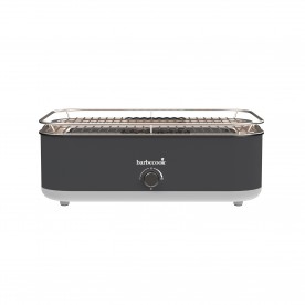 Elektrický stolný gril Barbecook BC-ELE-1003 E-Carlo, sivý, 42,5x33x16,5cm
