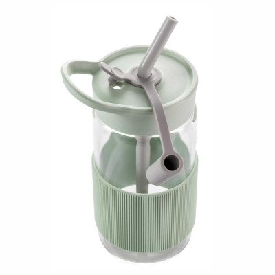 BUYDEEM sticlă cu pai, 500 ml