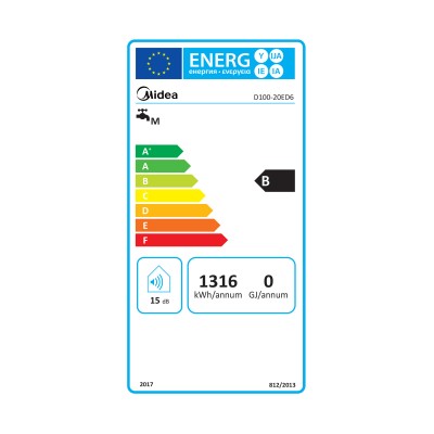 MIDEA ÎNCĂLZITOR ELECTRIC DE APĂ SMART, BOILER - D100-20ED6