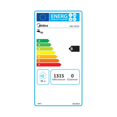 MIDEA ÎNCĂLZITOR ELECTRIC DE APĂ SMART, BOILER - D80-20ED6