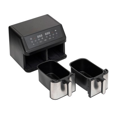 Airfryer dublu cu aer cald, 2x4,5L, 2000 W, digital - HGAF29