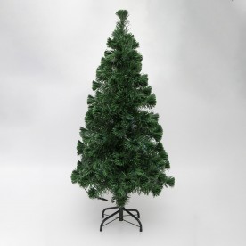 Decor brad din fibra optica, 120cm, LED