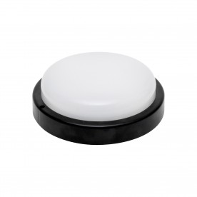 Aplica/plafoniera LED, rotunda 18W, 4000K, negru