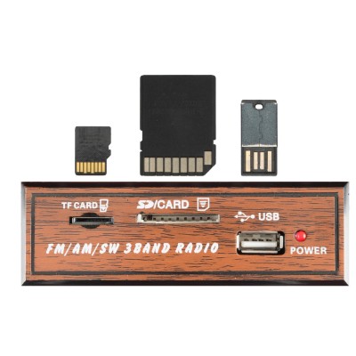Radio portabil retro, MP3, BT, 3 benzi