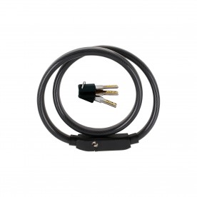 STANLEY S741-161 fényvisszaverős kulcskábeles kerékpár zár, 3 kulcsos, 1200 mm hosszúság