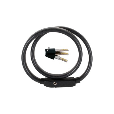 STANLEY S741-161 fényvisszaverős kulcskábeles kerékpár zár, 3 kulcsos, 1200 mm hosszúság