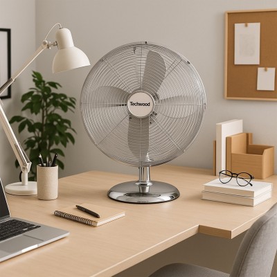 Kovový stolný ventilátor, 30 cm, 45 W - TVI-335