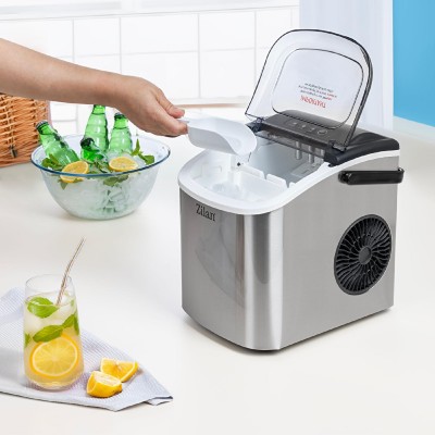 Zilan ZLN1177 jégkocka készítő, 95 W, 1,8 literes tartály, max. 15 kg napi kapacitás, öntisztító, rozsdamentes acél